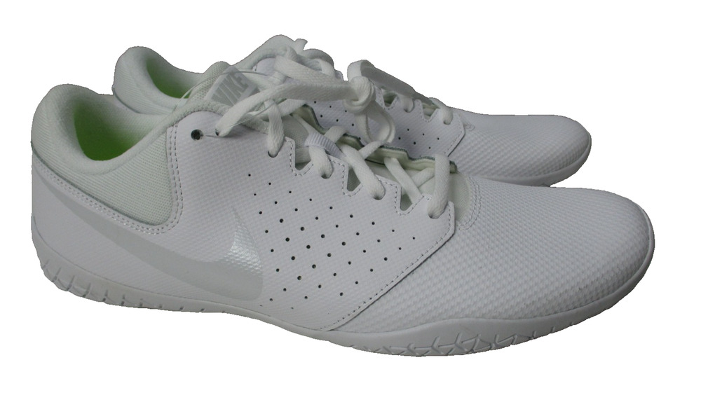 Nike Cheer Cheerleader Sideline Shoes Womens Sz 9 White Platinum